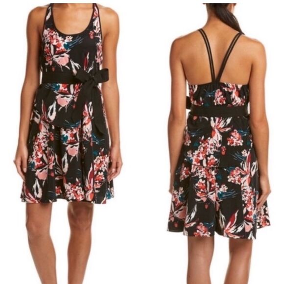 Derek Lam 10 C and Athleta black floral sundress-S - Picture 1 of 13